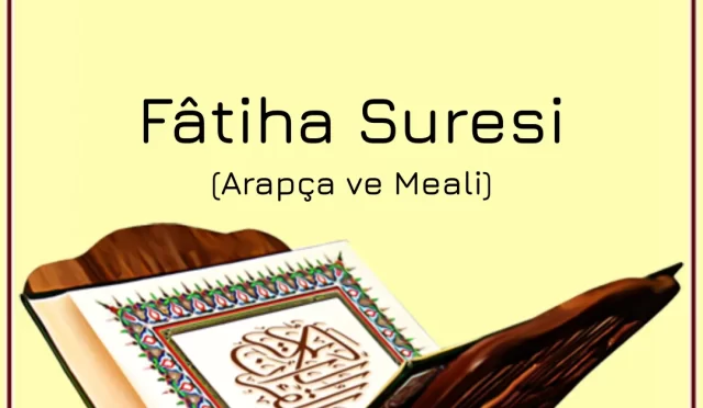 Fâtiha Suresi Arapça ve Meali